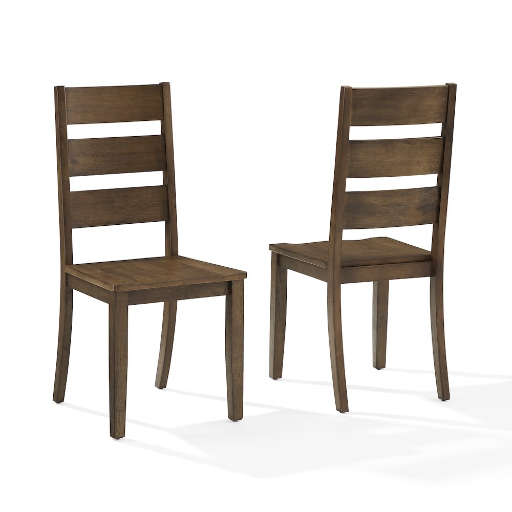 Joanna 2-Piece Ladder-Back Dining Chair Set - 2 Ladder-Back Chairs