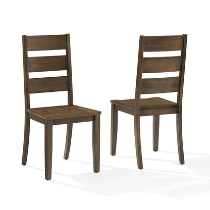 Joanna 2-Piece Ladder-Back Dining Chair Set - 2 Ladder-Back Chairs