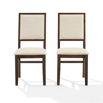 Joanna 2-Piece Upholstered Back Dining Chair Set - 2 Upholstered Chairs