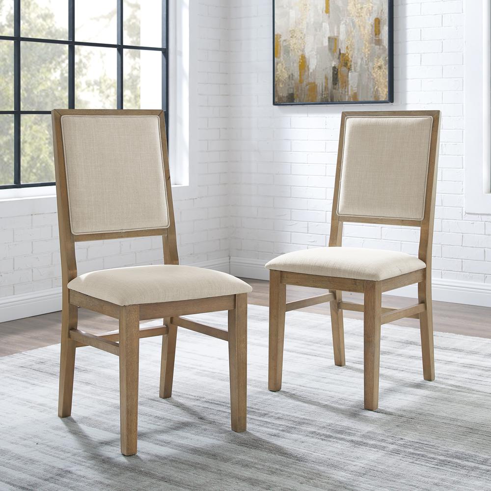 Joanna 2-Piece Upholstered Back Dining Chair Set - 2 Upholstered Chairs
