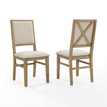 Joanna 2-Piece Upholstered Back Dining Chair Set - 2 Upholstered Chairs