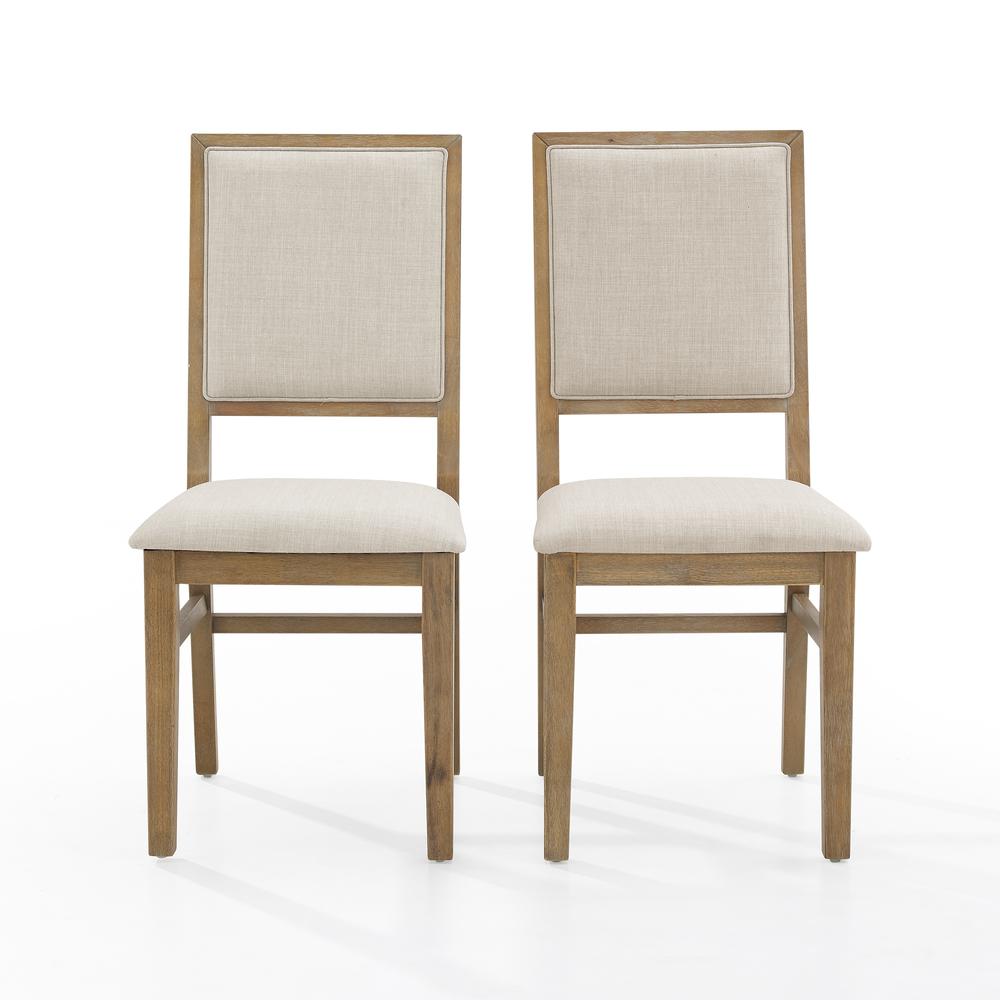 Joanna 2-Piece Upholstered Back Dining Chair Set - 2 Upholstered Chairs