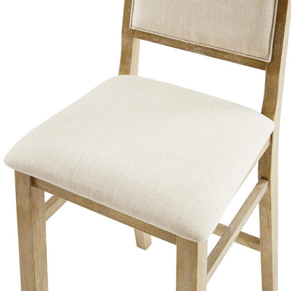 Joanna 2-Piece Upholstered Counter Height Bar Stool Set - 2 Stools