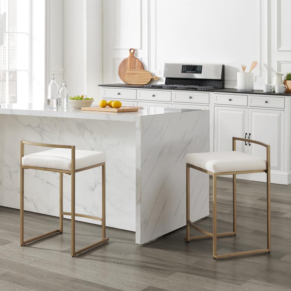 Harlowe 2-Piece Counter Height Bar Stool Set - 2 Stools