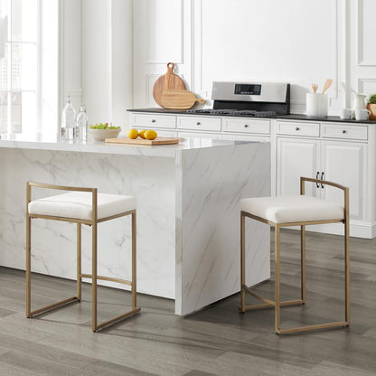 Harlowe 2-Piece Counter Height Bar Stool Set - 2 Stools