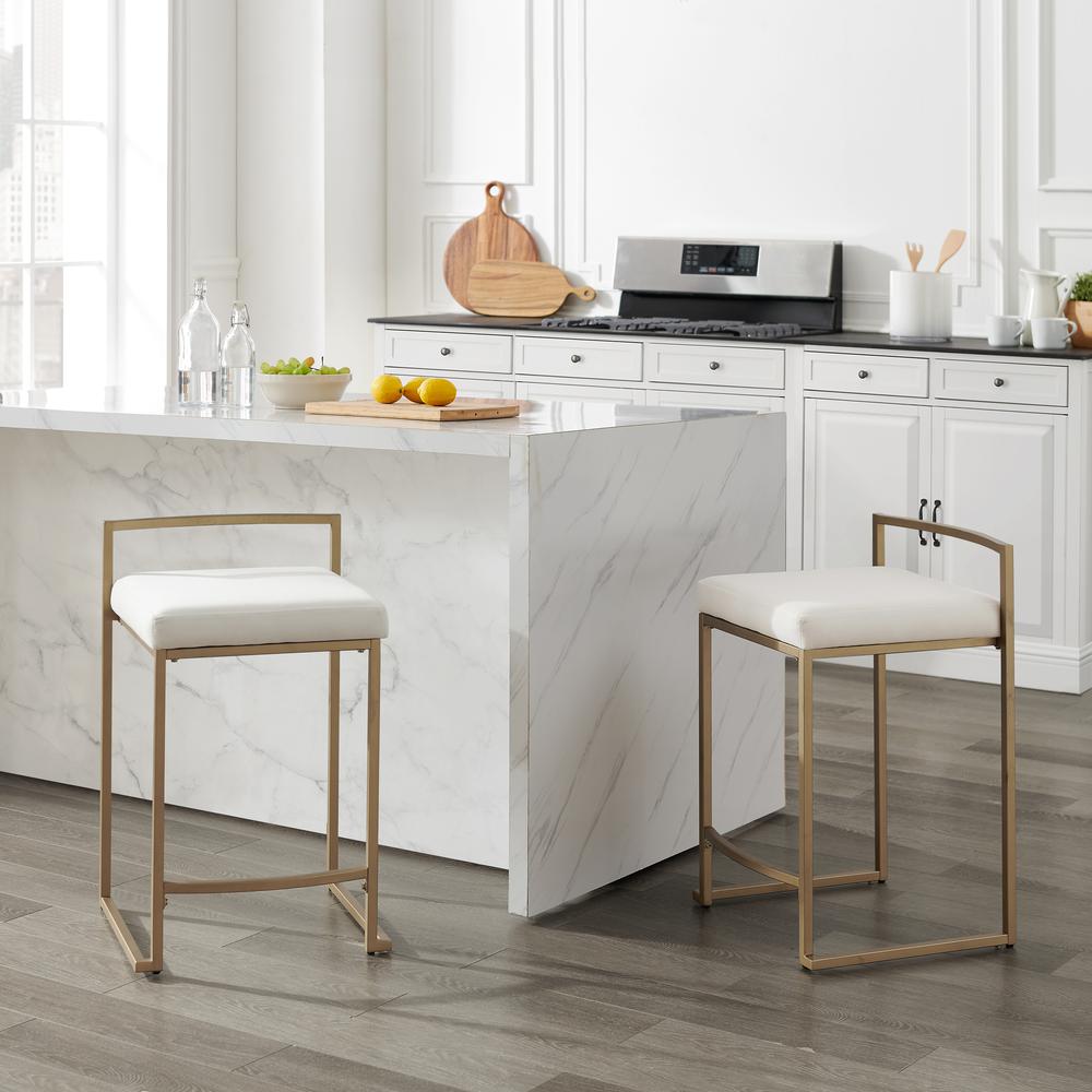 Harlowe 2-Piece Counter Height Bar Stool Set - 2 Stools