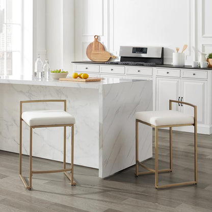 Harlowe 2-Piece Counter Height Bar Stool Set - 2 Stools