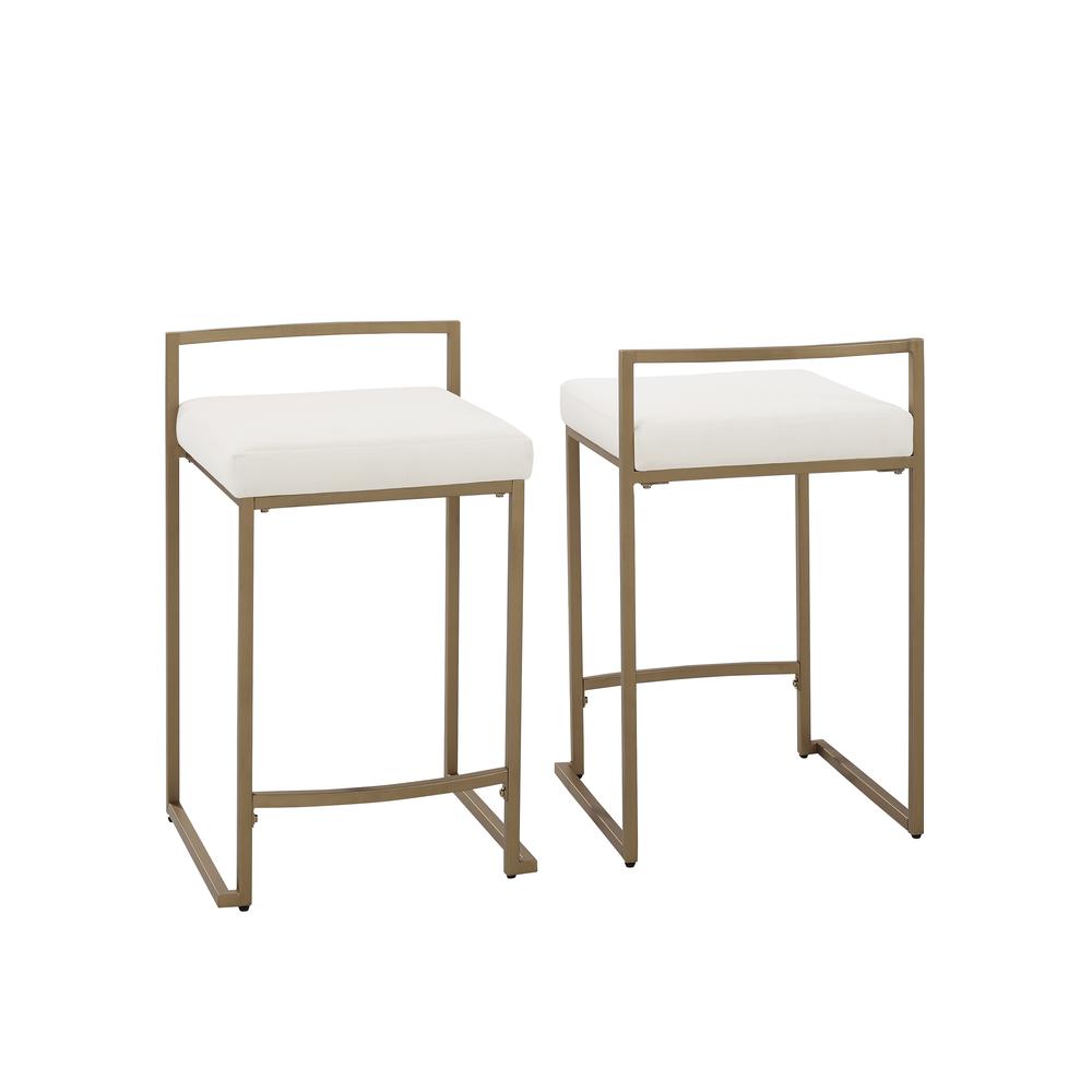 Harlowe 2-Piece Counter Height Bar Stool Set - 2 Stools