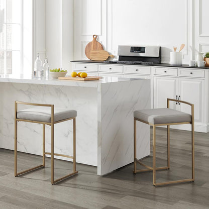 Harlowe 2-Piece Counter Height Bar Stool Set - 2 Stools
