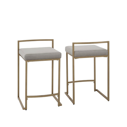 Harlowe 2-Piece Counter Height Bar Stool Set - 2 Stools