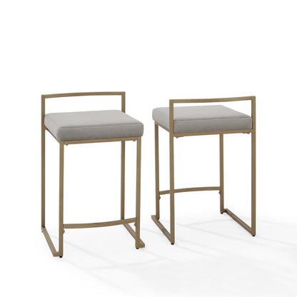 Harlowe 2-Piece Counter Height Bar Stool Set - 2 Stools