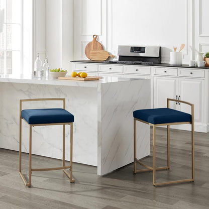 Harlowe 2-Piece Counter Height Bar Stool Set - 2 Stools