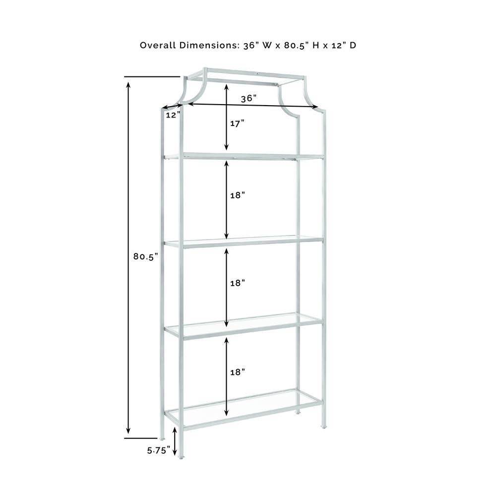 Aimee Etagere Bookcase