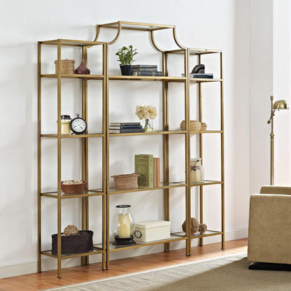 Aimee Narrow Etagere Bookcase