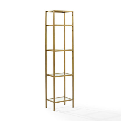 Aimee Narrow Etagere Bookcase