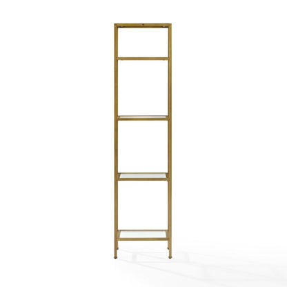 Aimee Narrow Etagere Bookcase