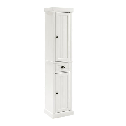 Seaside Tall Linen Storage Cabinet