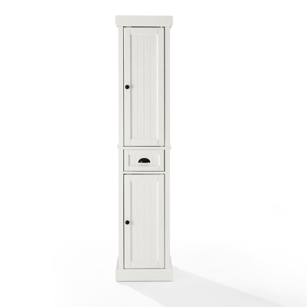 Seaside Tall Linen Storage Cabinet