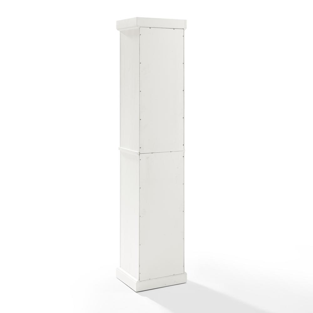 Seaside Tall Linen Storage Cabinet