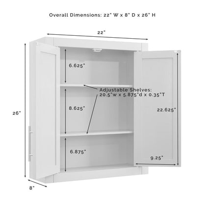 Savannah Wall Storage Cabinet