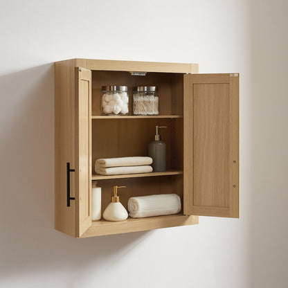 Savannah Wall Storage Cabinet Natural