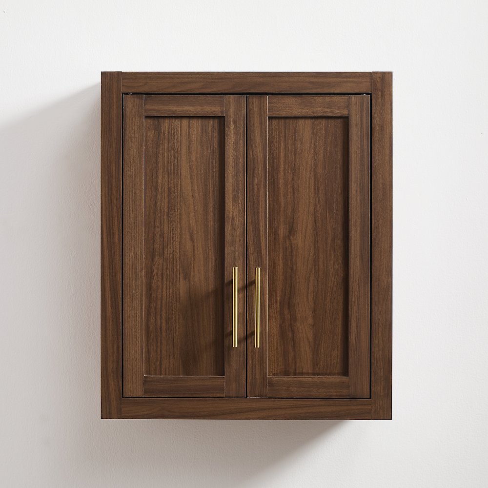 Savannah Wall Storage Cabinet Walnut