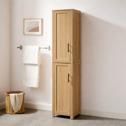 Savannah Linen Storage Cabinet Natural