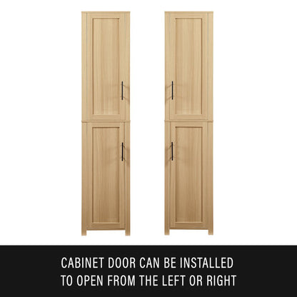 Savannah Linen Storage Cabinet Natural
