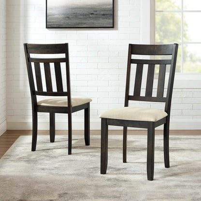 Hayden 2-Piece Slat Back Dining Chair Set - 2 Slat Back Chairs