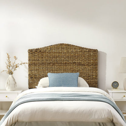 Serena Rattan Twin Headboard Banana Leaf