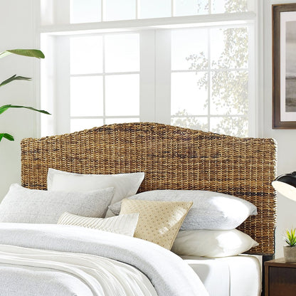 Serena Rattan Full Headboard Banana Leaf