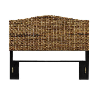 Elegant Brown Queen Size Headboard with Coastal Design for a Stylish Bedroom
