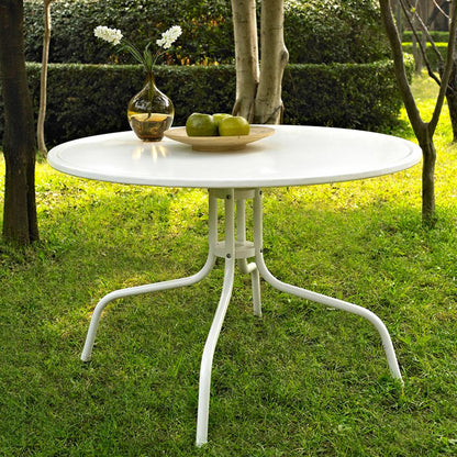 Griffith 39" Round Retro Outdoor Dining Table