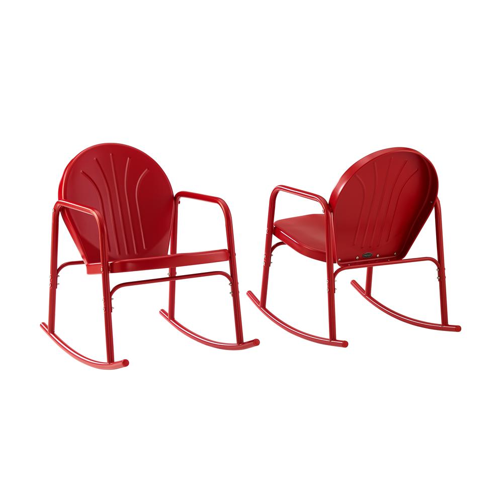 Griffith 2Pc Retro Outdoor Rocking Chair Set - 2 Rocking Chairs