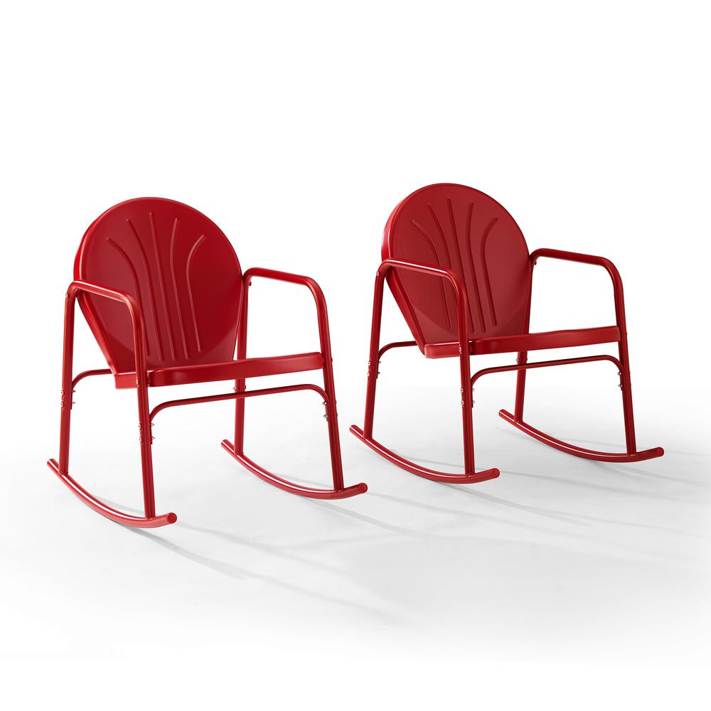 Griffith 2Pc Retro Outdoor Rocking Chair Set - 2 Rocking Chairs