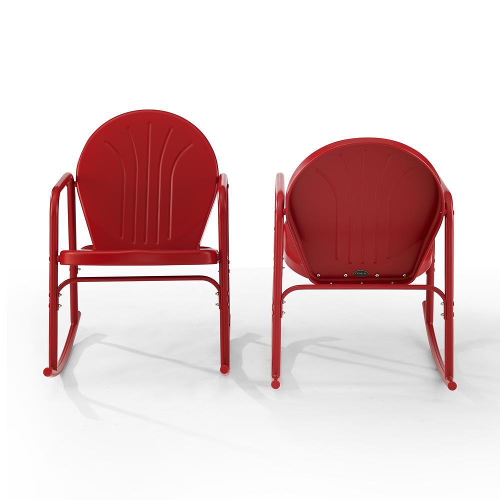 Griffith 2Pc Retro Outdoor Rocking Chair Set - 2 Rocking Chairs