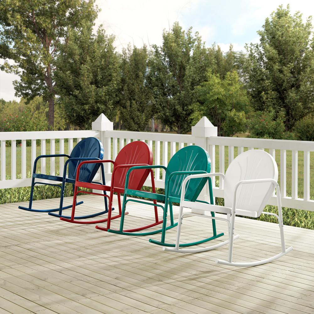 Griffith 2Pc Retro Outdoor Rocking Chair Set - 2 Rocking Chairs