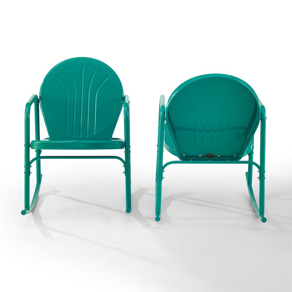 Griffith 2Pc Retro Outdoor Rocking Chair Set - 2 Rocking Chairs