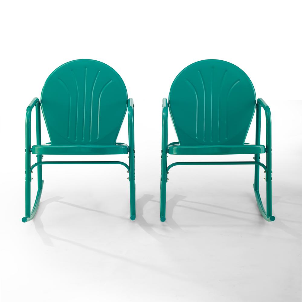 Griffith 2Pc Retro Outdoor Rocking Chair Set - 2 Rocking Chairs