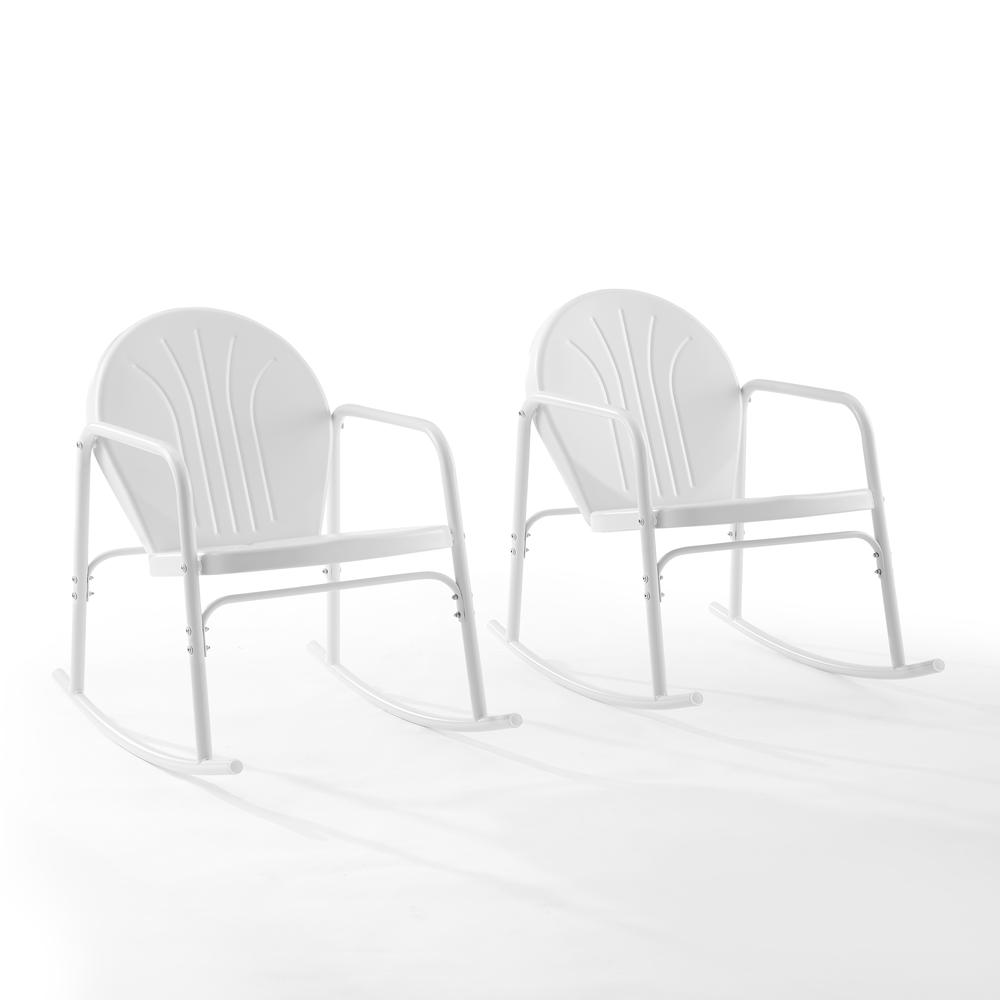 Griffith 2Pc Retro Outdoor Rocking Chair Set - 2 Rocking Chairs