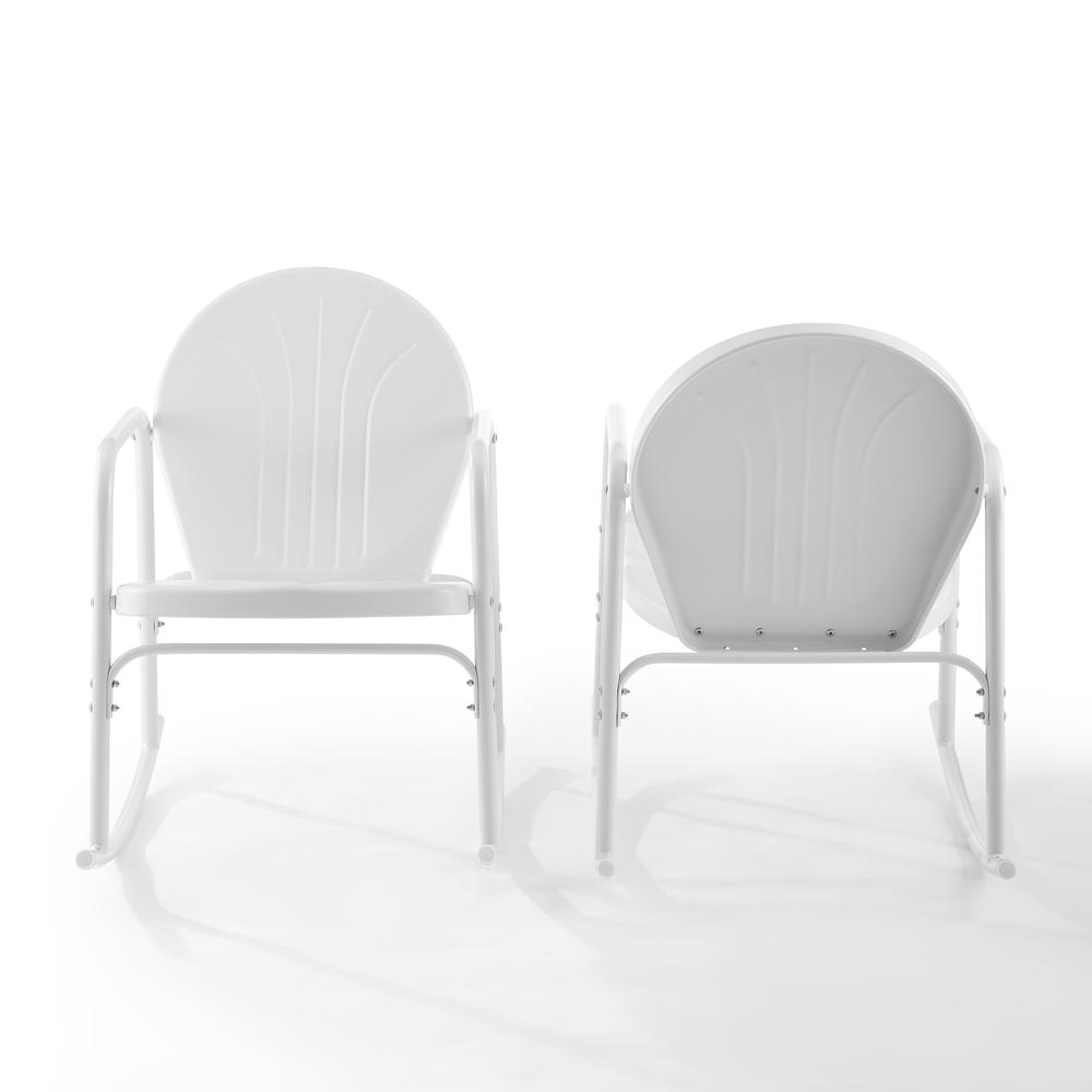 Griffith 2Pc Retro Outdoor Rocking Chair Set - 2 Rocking Chairs