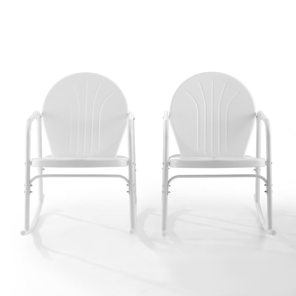 Griffith 2Pc Retro Outdoor Rocking Chair Set - 2 Rocking Chairs