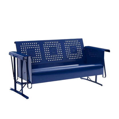 Outdoor sofa glider with spacious seating and sturdy construction