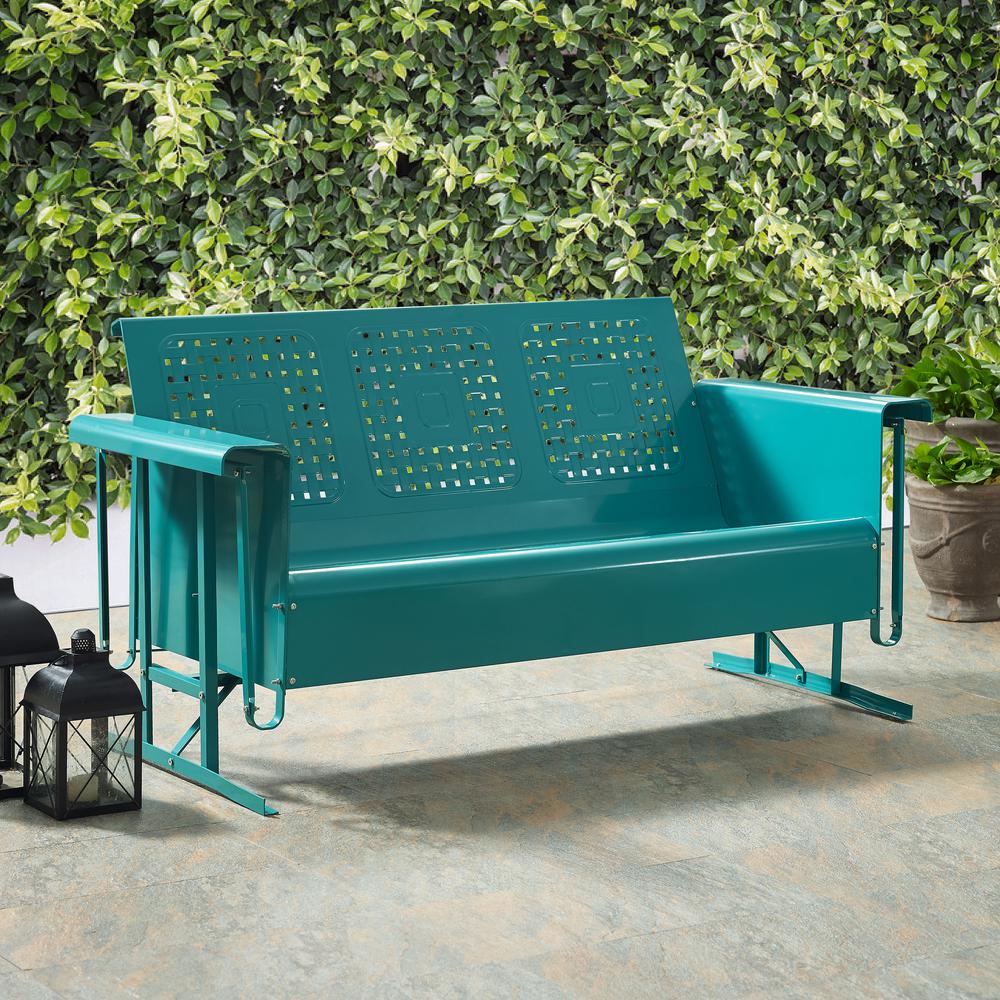Bates Retro Outdoor Sofa Glider