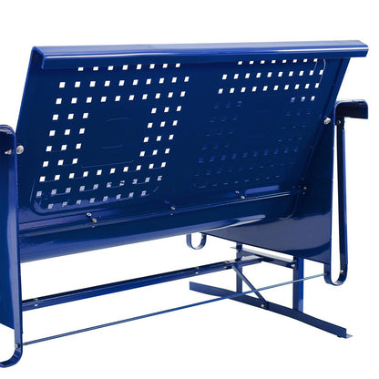 Bates Retro Outdoor Loveseat Glider