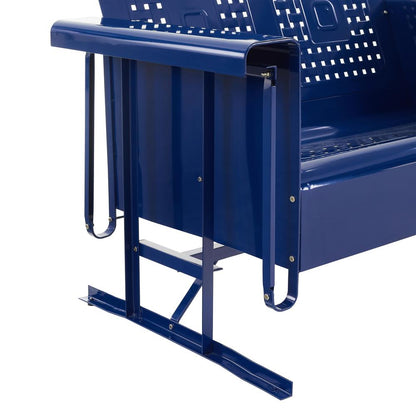 Bates Retro Outdoor Loveseat Glider