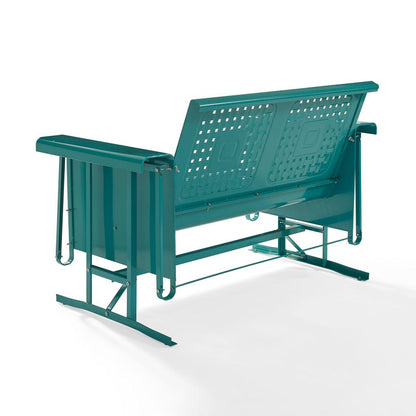 Bates Retro Outdoor Loveseat Glider