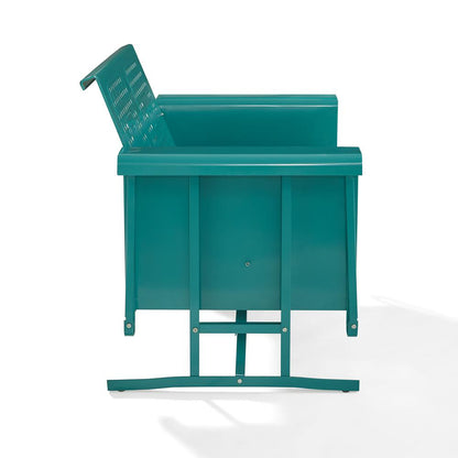 Bates Retro Outdoor Loveseat Glider