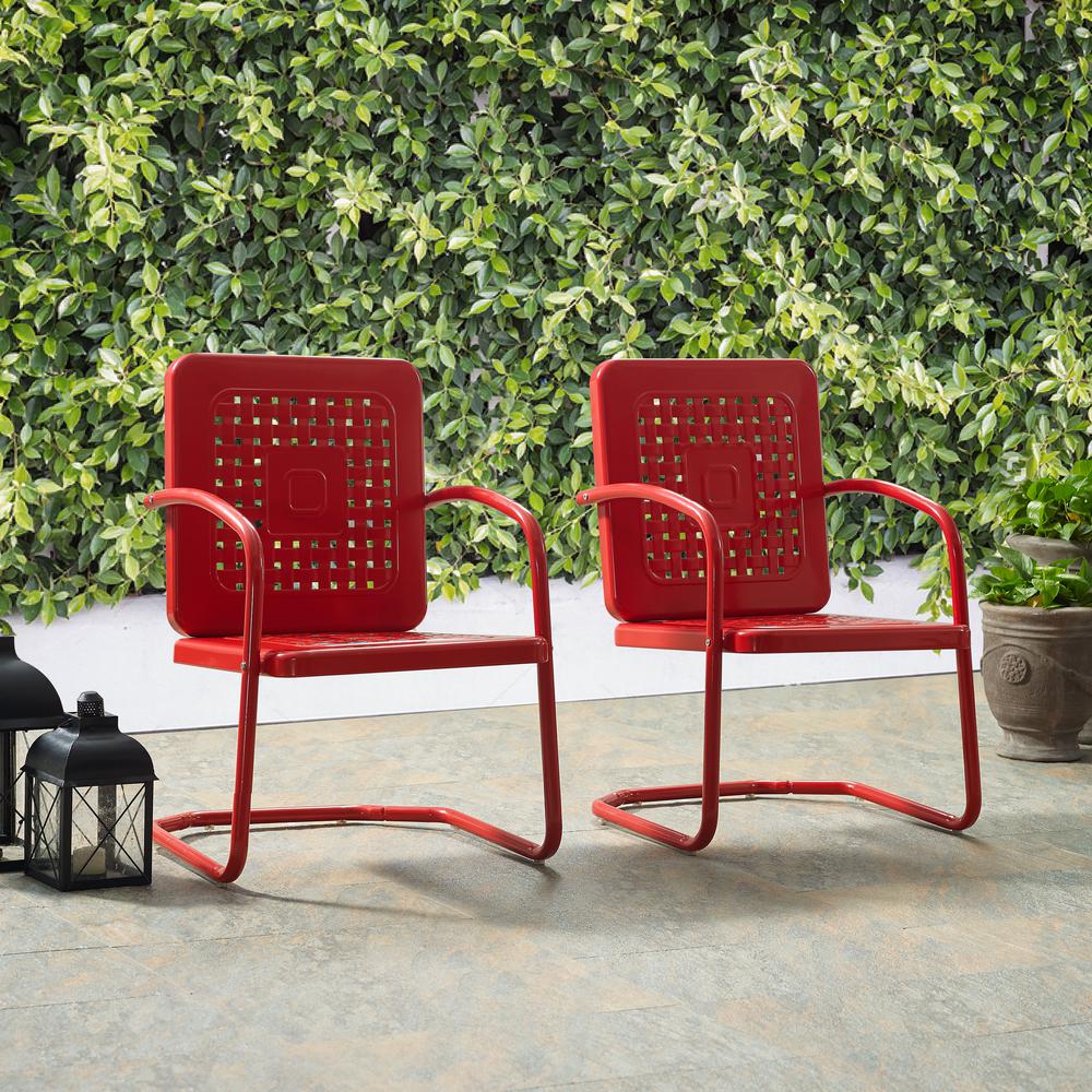 Bates 2Pc Retro Outdoor Chair Set - 2 Armchairs