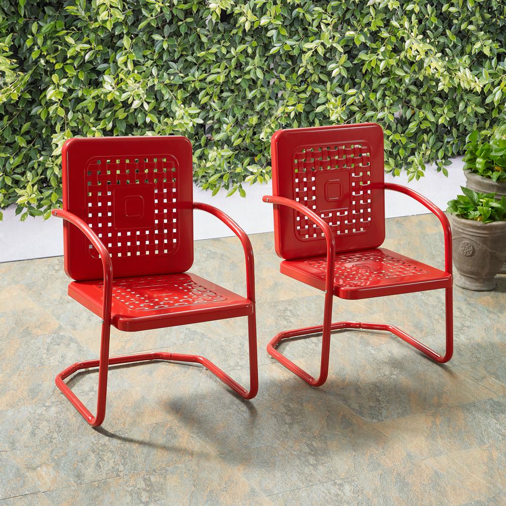 Bates 2Pc Retro Outdoor Chair Set - 2 Armchairs